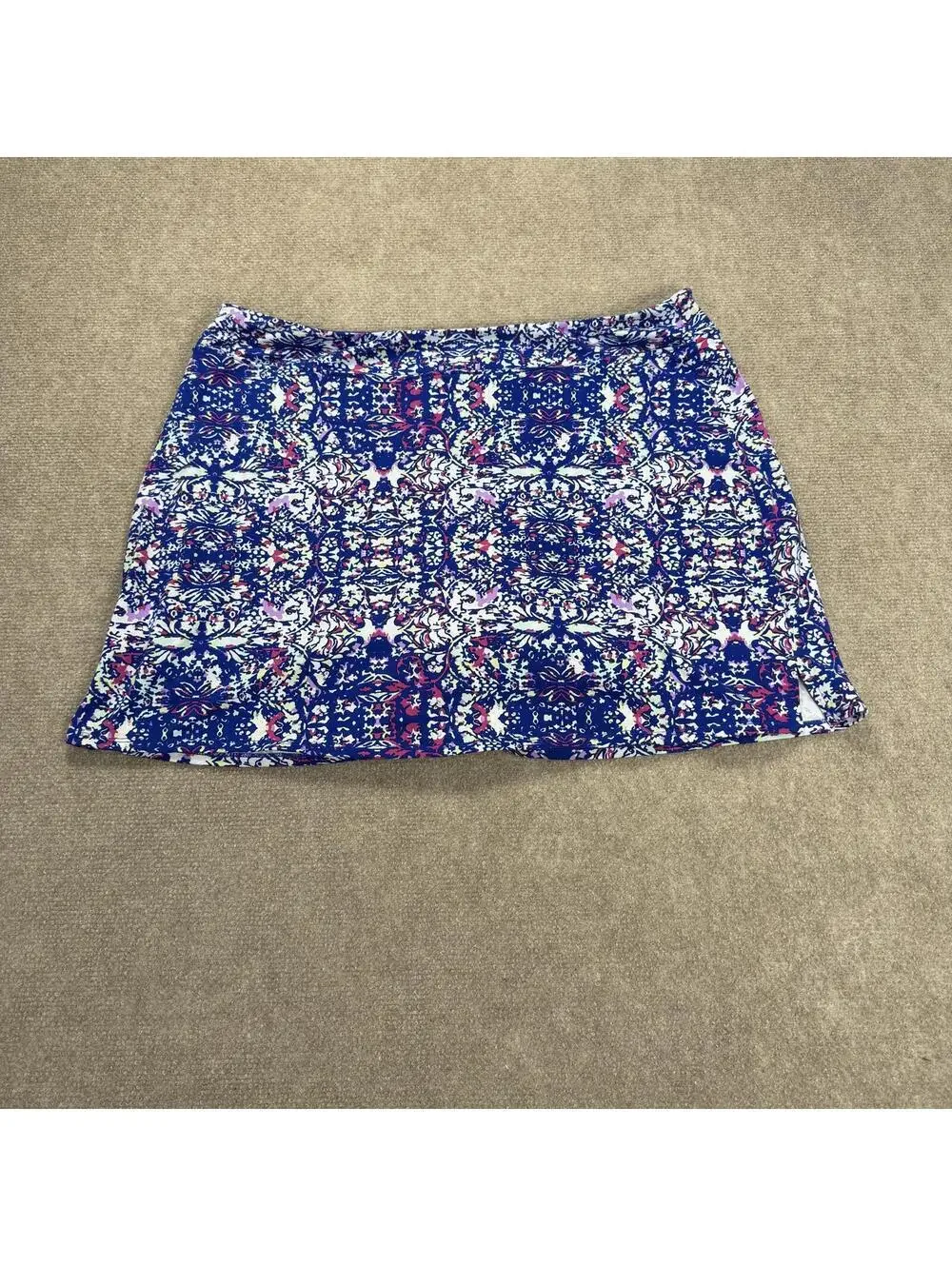 Tranquility by Colorado Clothing Skort XXL XX-Large Blue Pink Abstract Athletic
